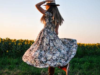 looks com vestidos boho