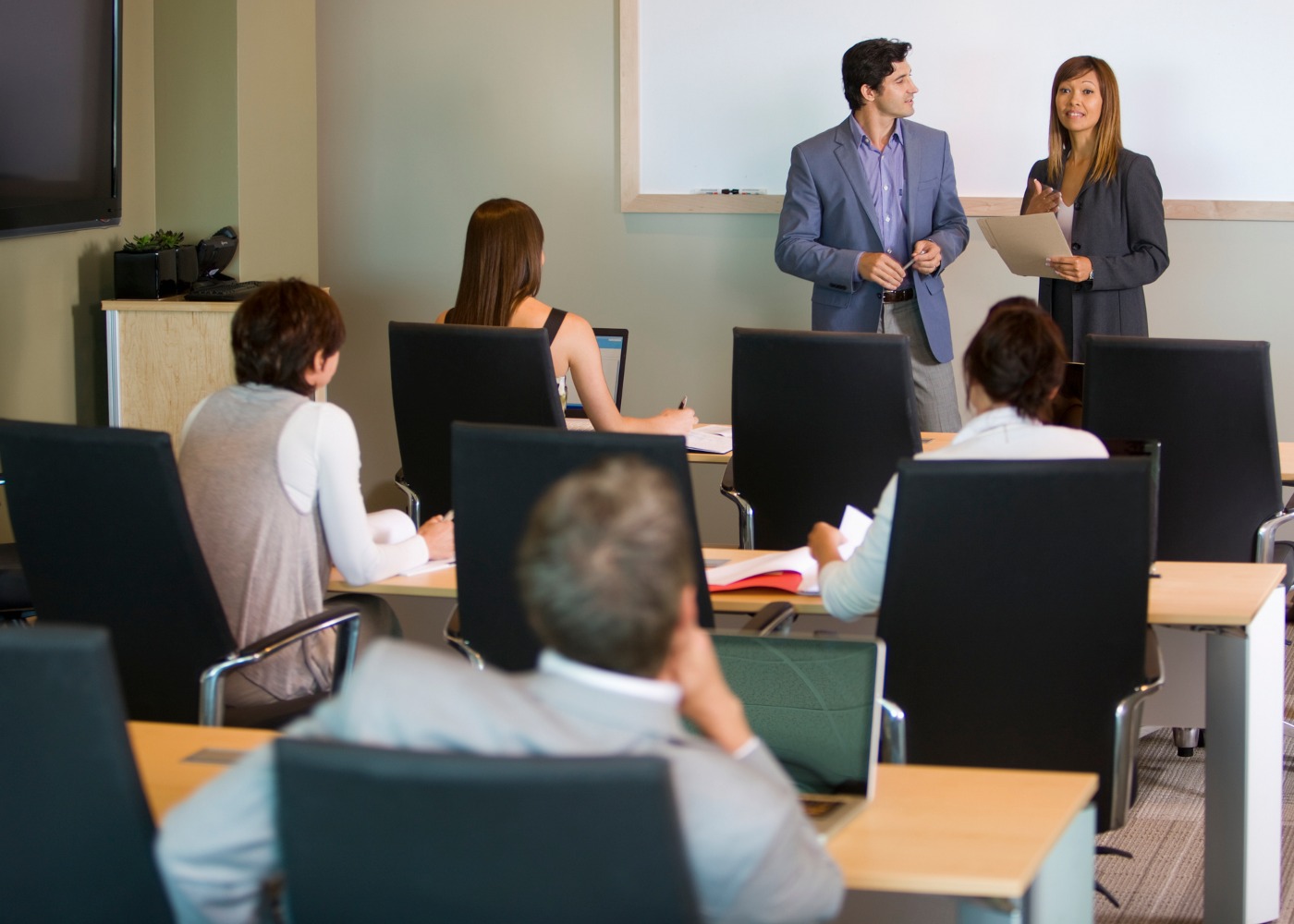 funcionários de uma empresa em formação