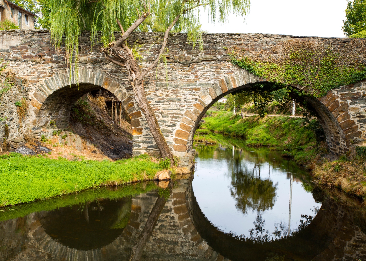 paisagem rio de onor em Bragança