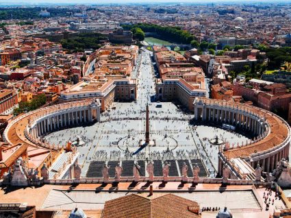 Praça de São Pedro no Vaticano