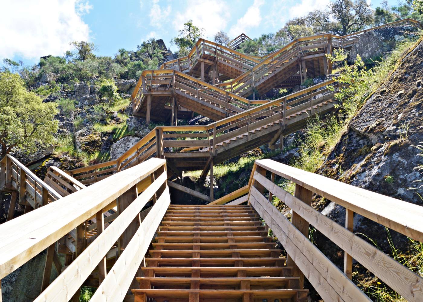 Panorâmica dos passadiços do paiva