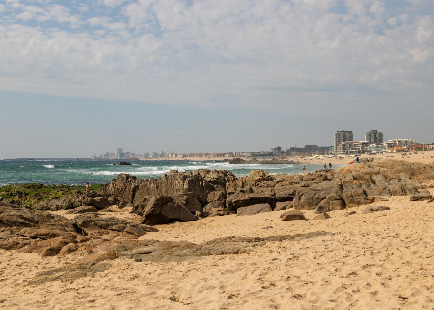 vista sobre praia 