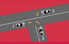 cruzamento de carros