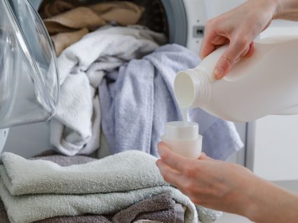 Detergente para roupa em pó ou líquido