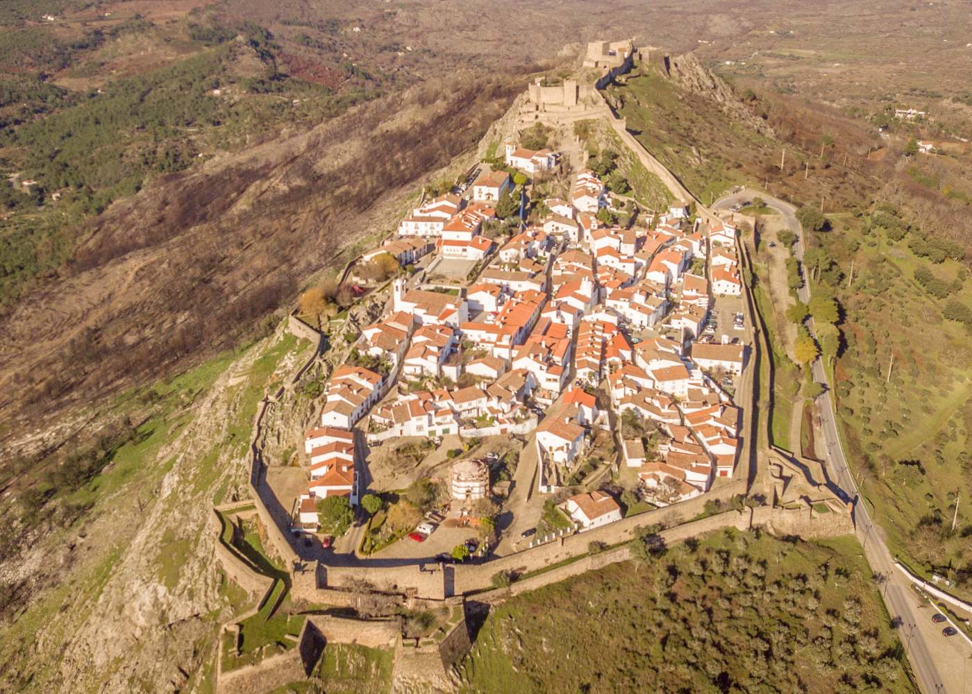 Vila de Marvão na Serra de São Mamede