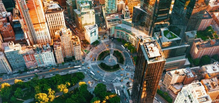 columbus circle- rotunda em nova iorque