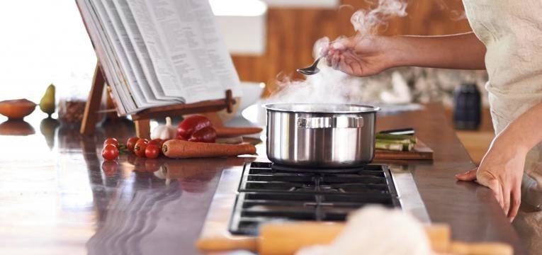 cozinhar em casa