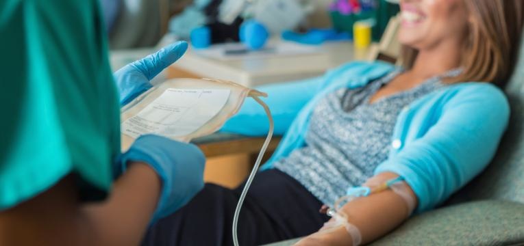 Não há risco de contrair doenças através da dádiva de sangue