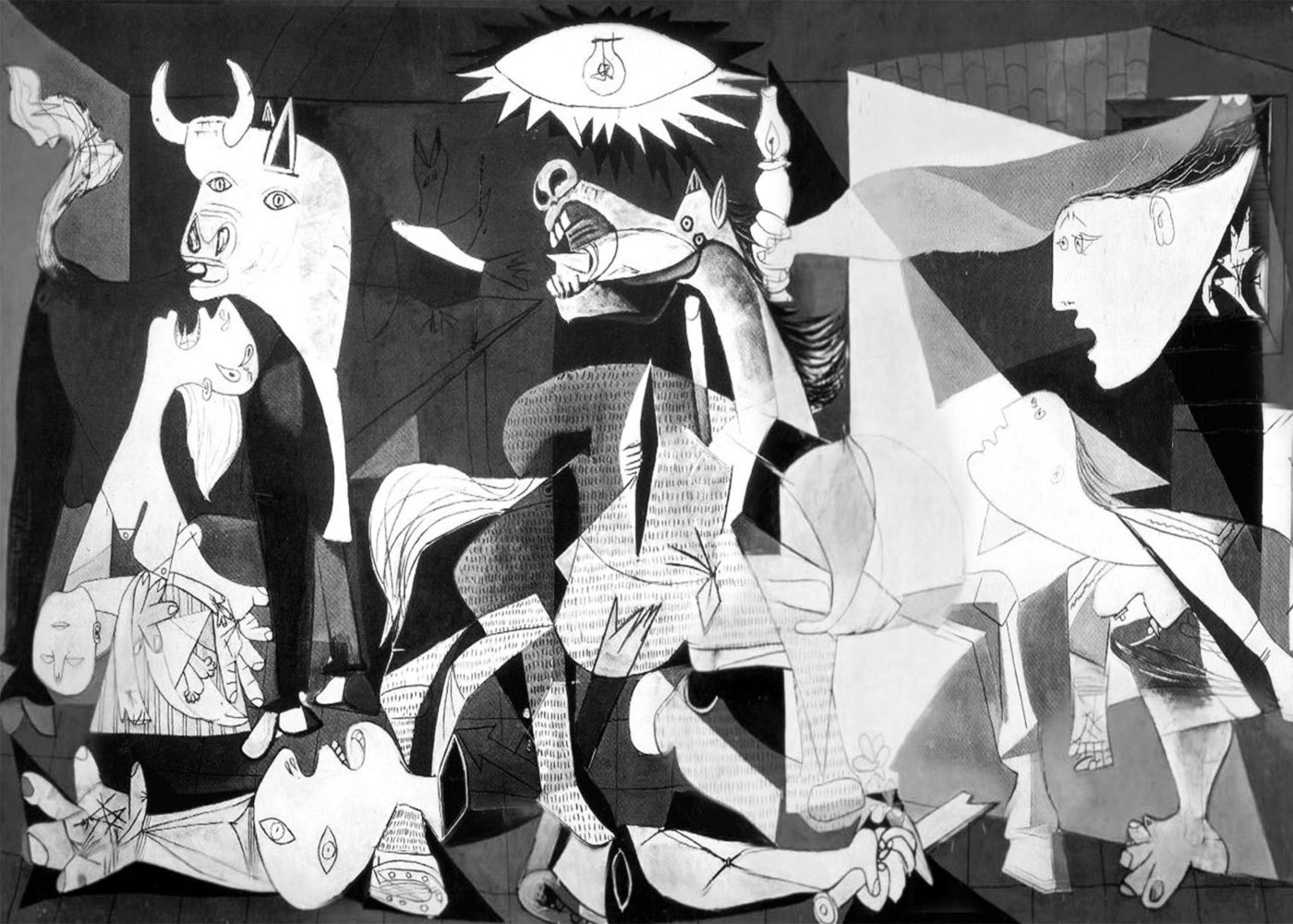 Quadro de Guernica no País basco pintado por Picasso