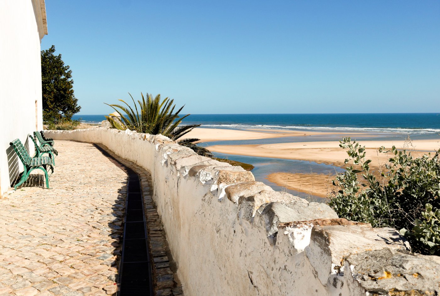 Algarve no outono em cacela velha