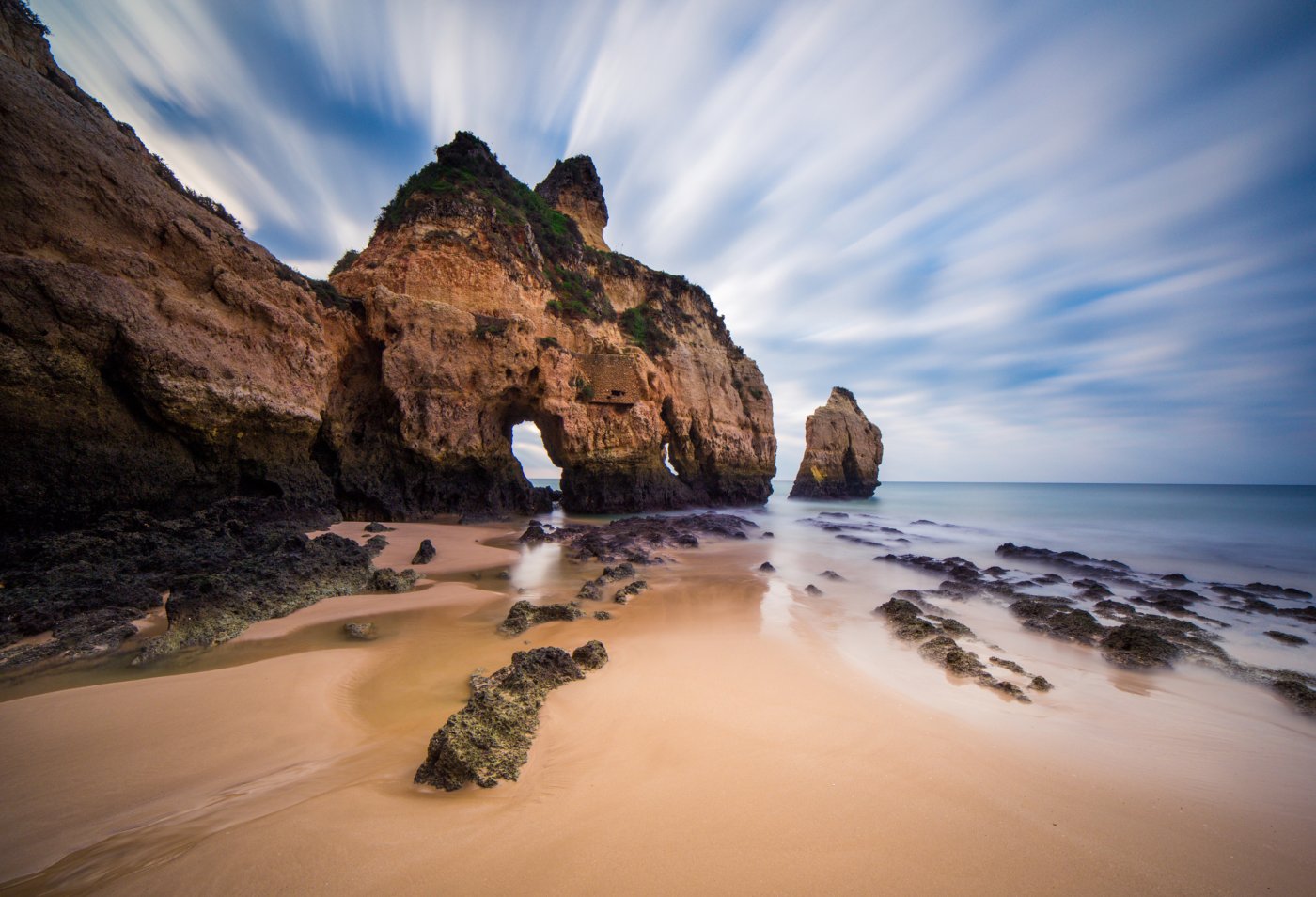 Praia do Algarve no Outono