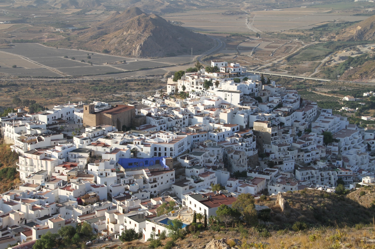 Vista área de Mojácar