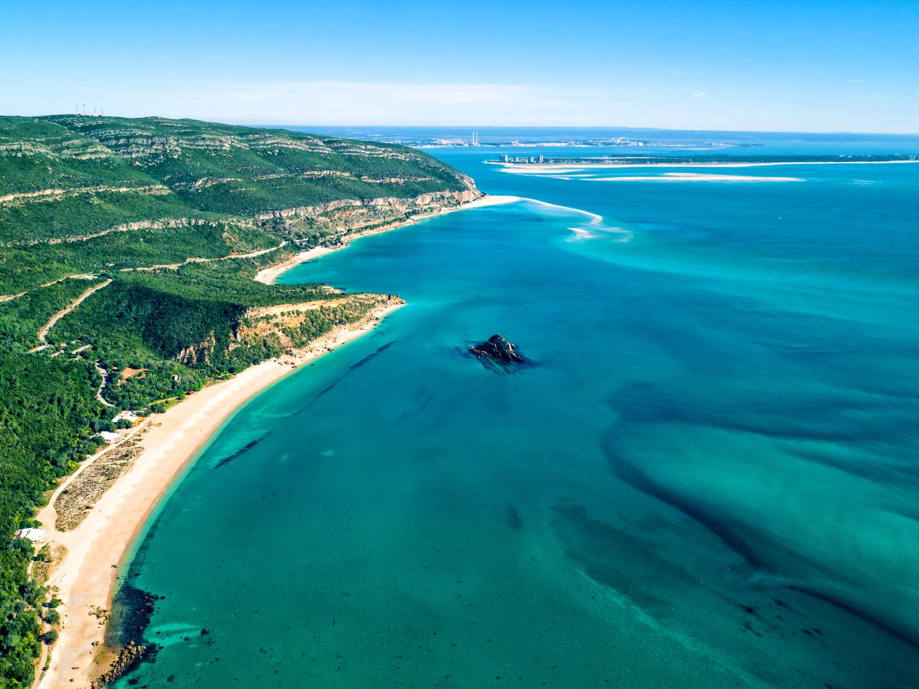 Panorâmica das praias da Arrábida