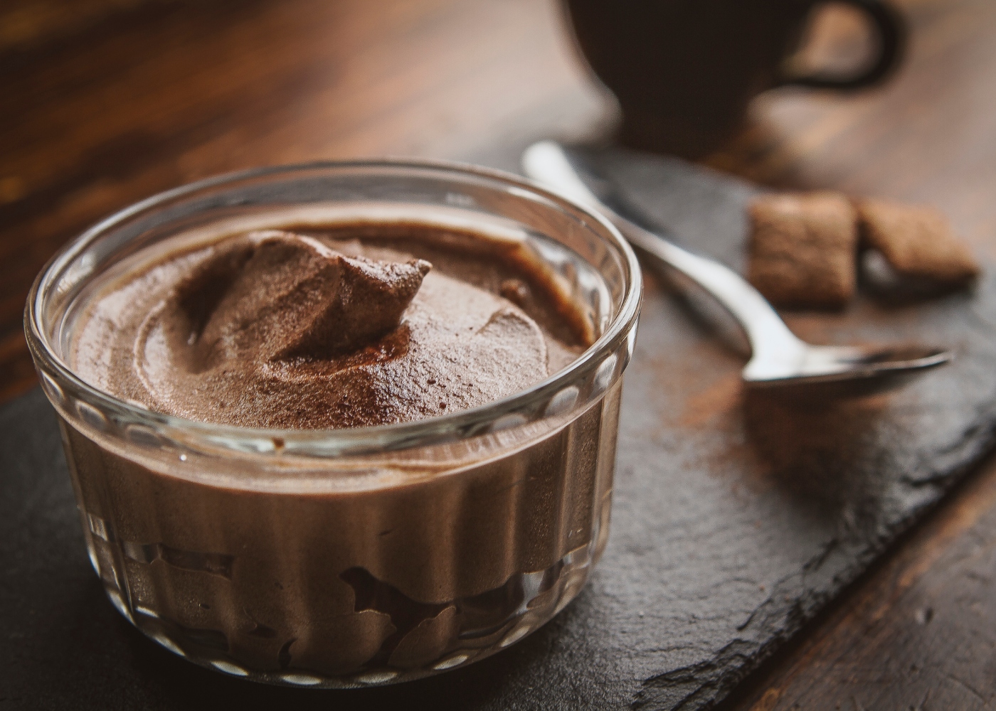 mousse de chocolate, uma das sobremesas para a bimby