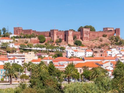 Vista do castelo de Silves