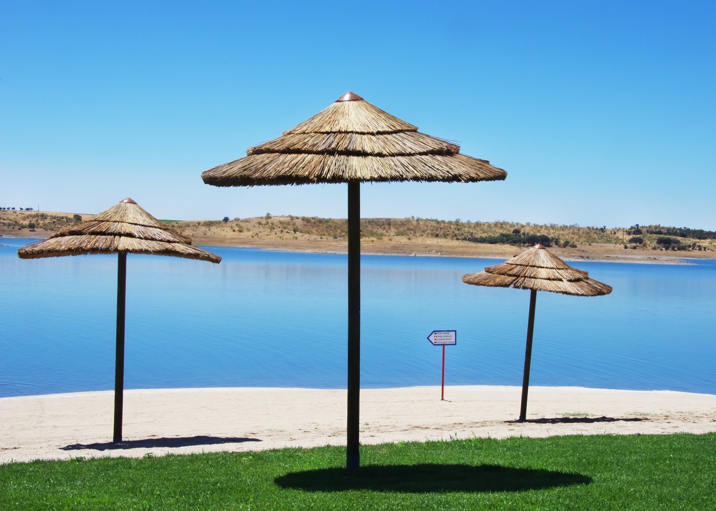 Praia fluvial no Alqueva