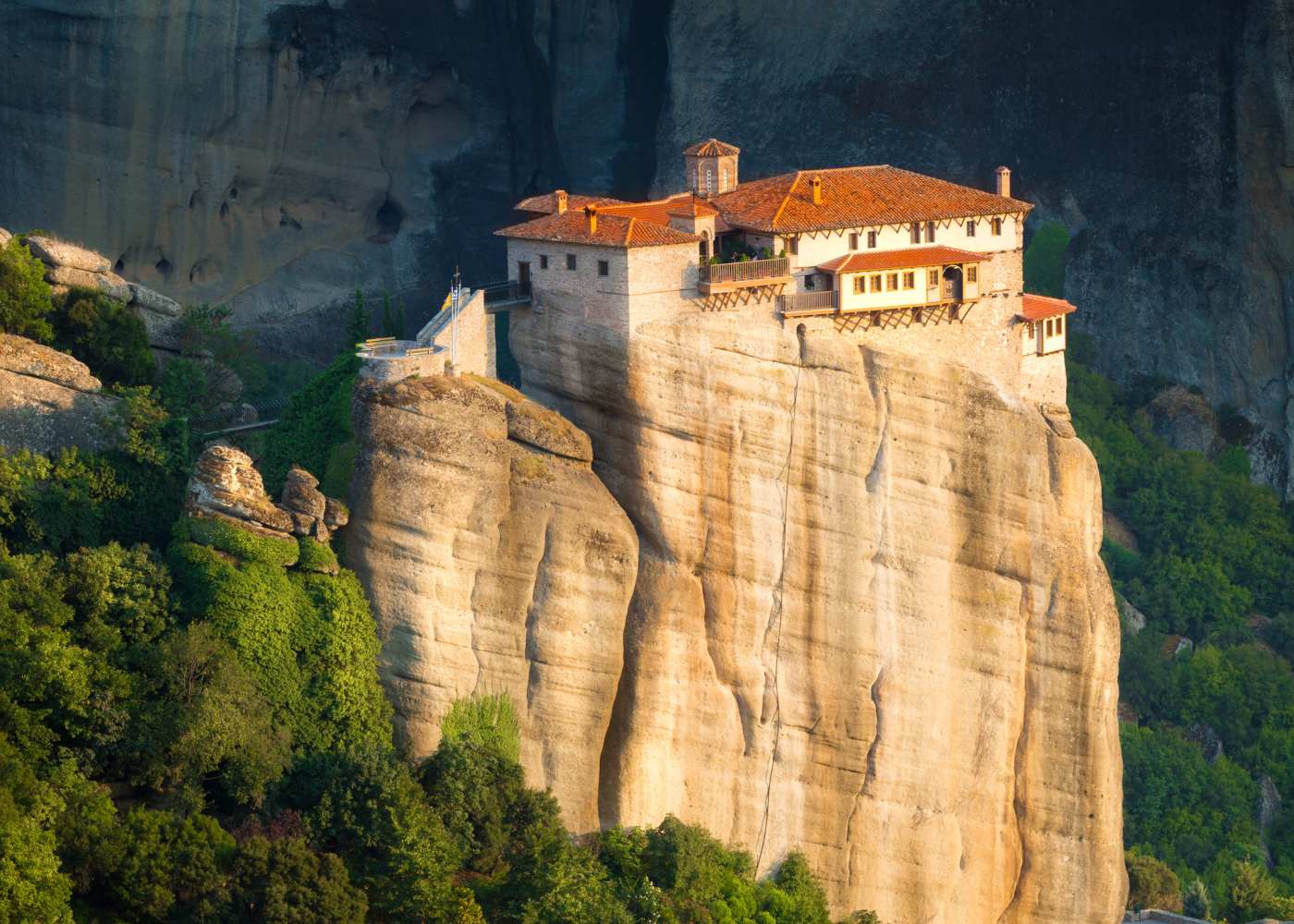 Mosteiro em Metéora na Grécia