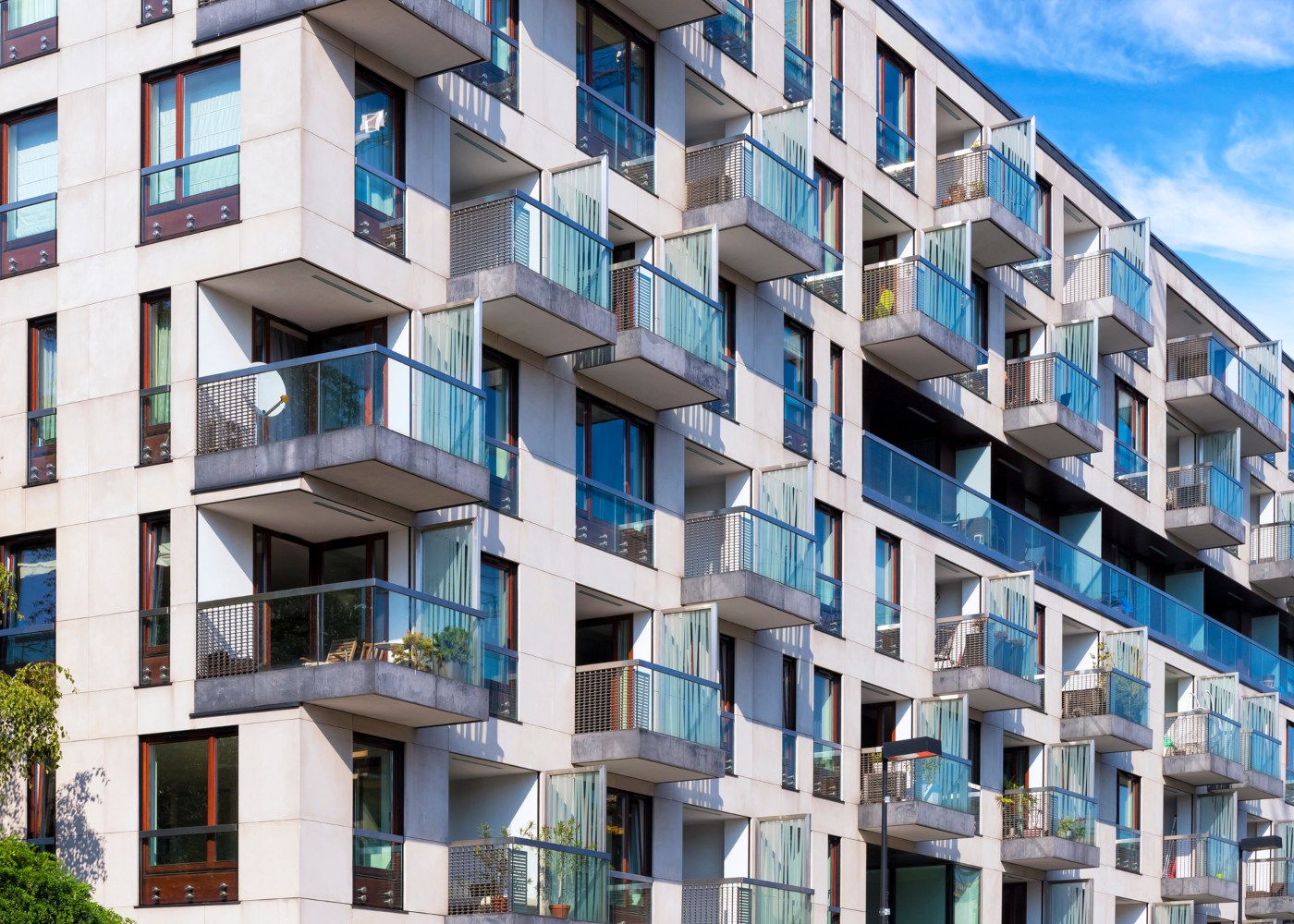 prédio de apartamentos