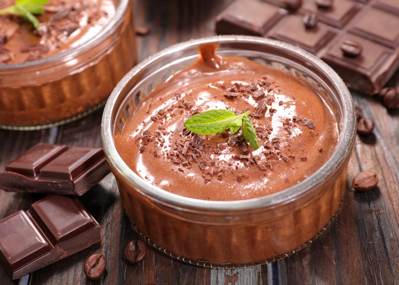 mousse de chocolate