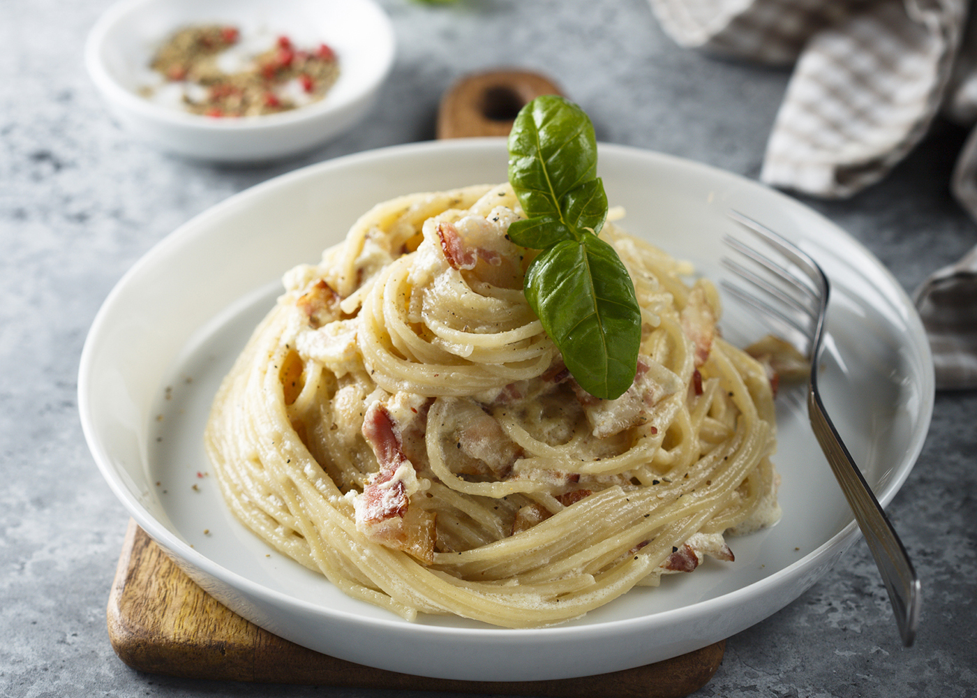 Esparguete carbonara