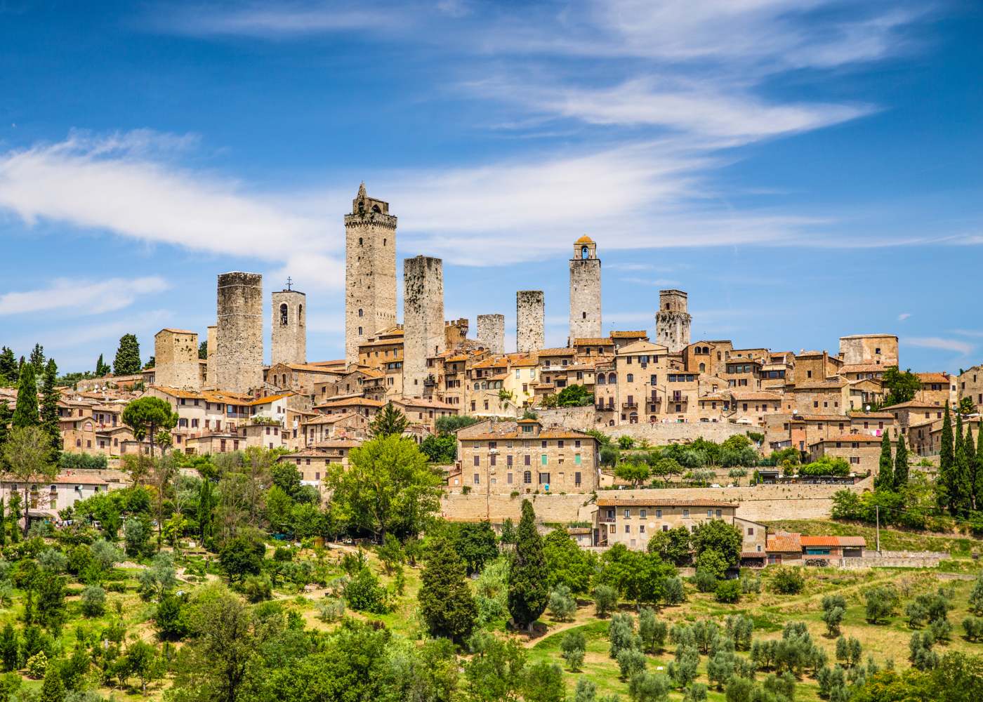 Vista da cidade de San Gimignano