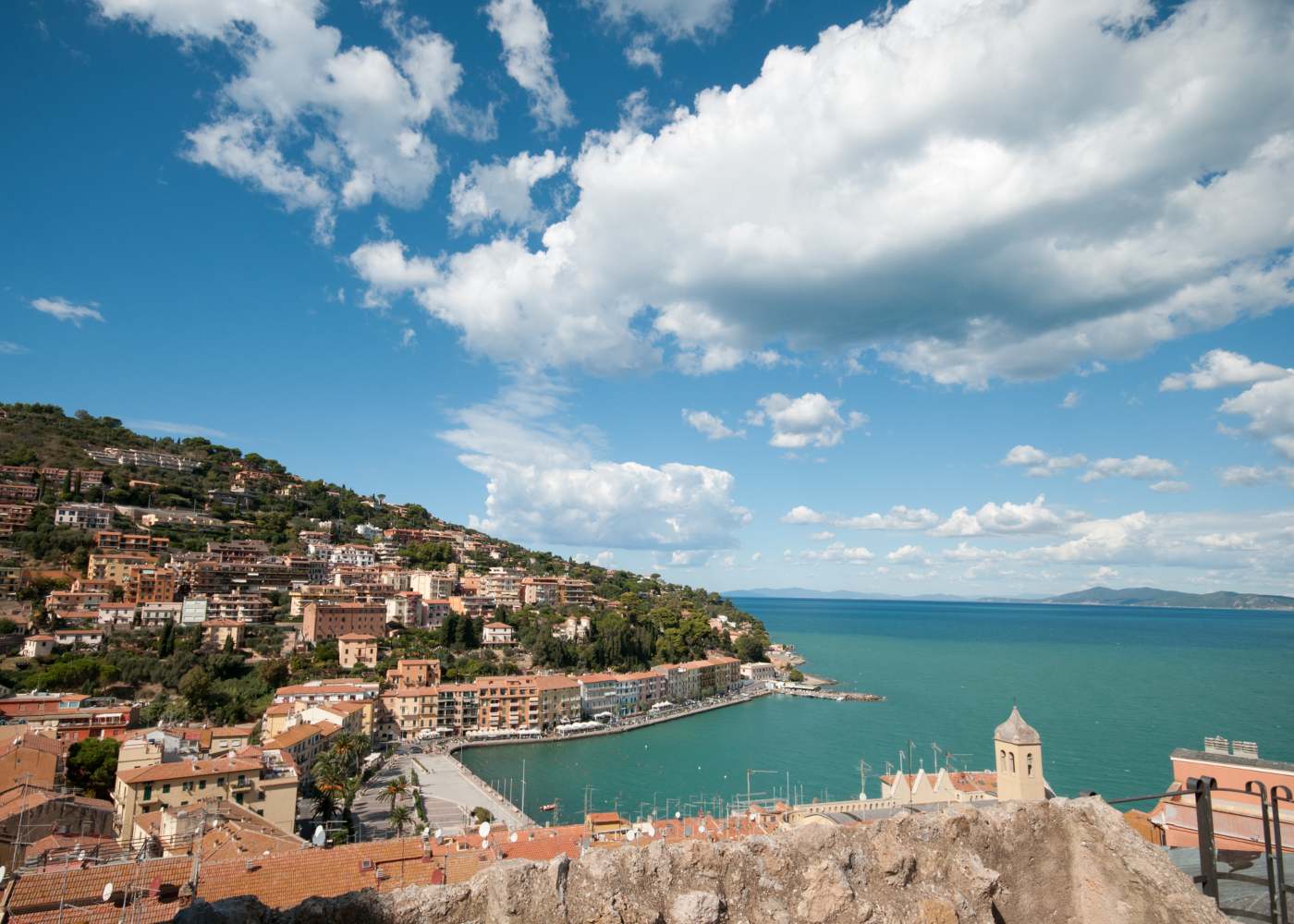 Porto de Santo Stefano na Toscana