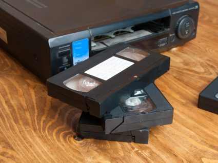 Cassetes de VHS para converter em digital