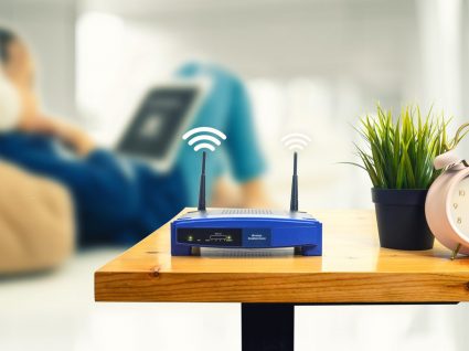 Casa com sistema wireless