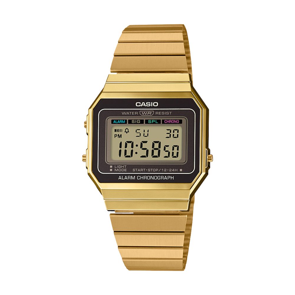 Relógio Casio dourado