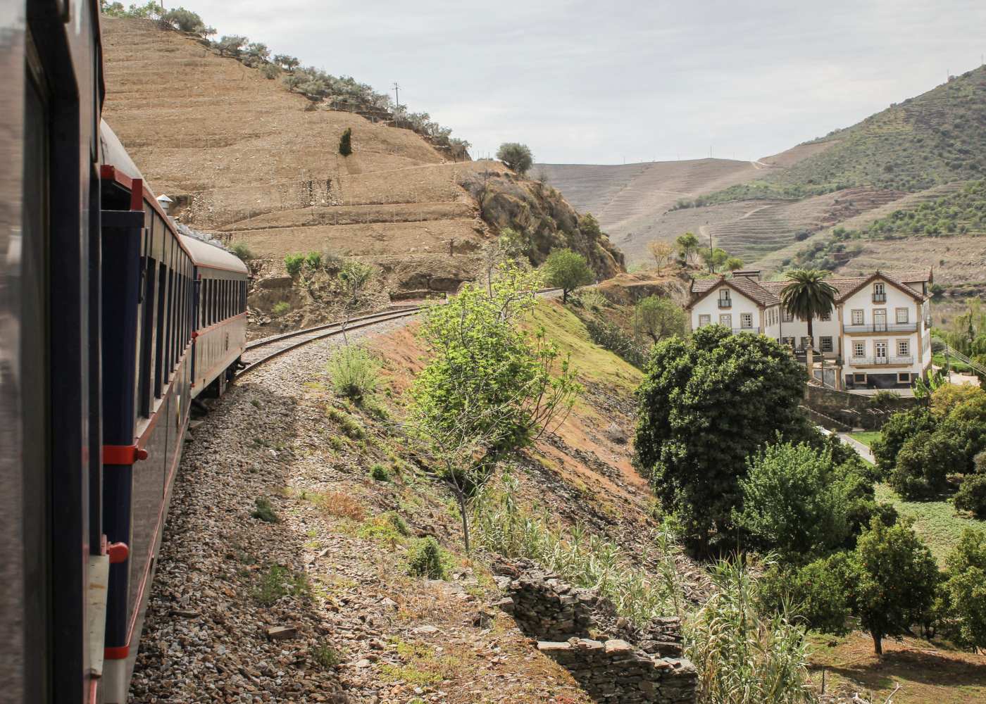 Viagens de comboio na Quinta do Vesúvio