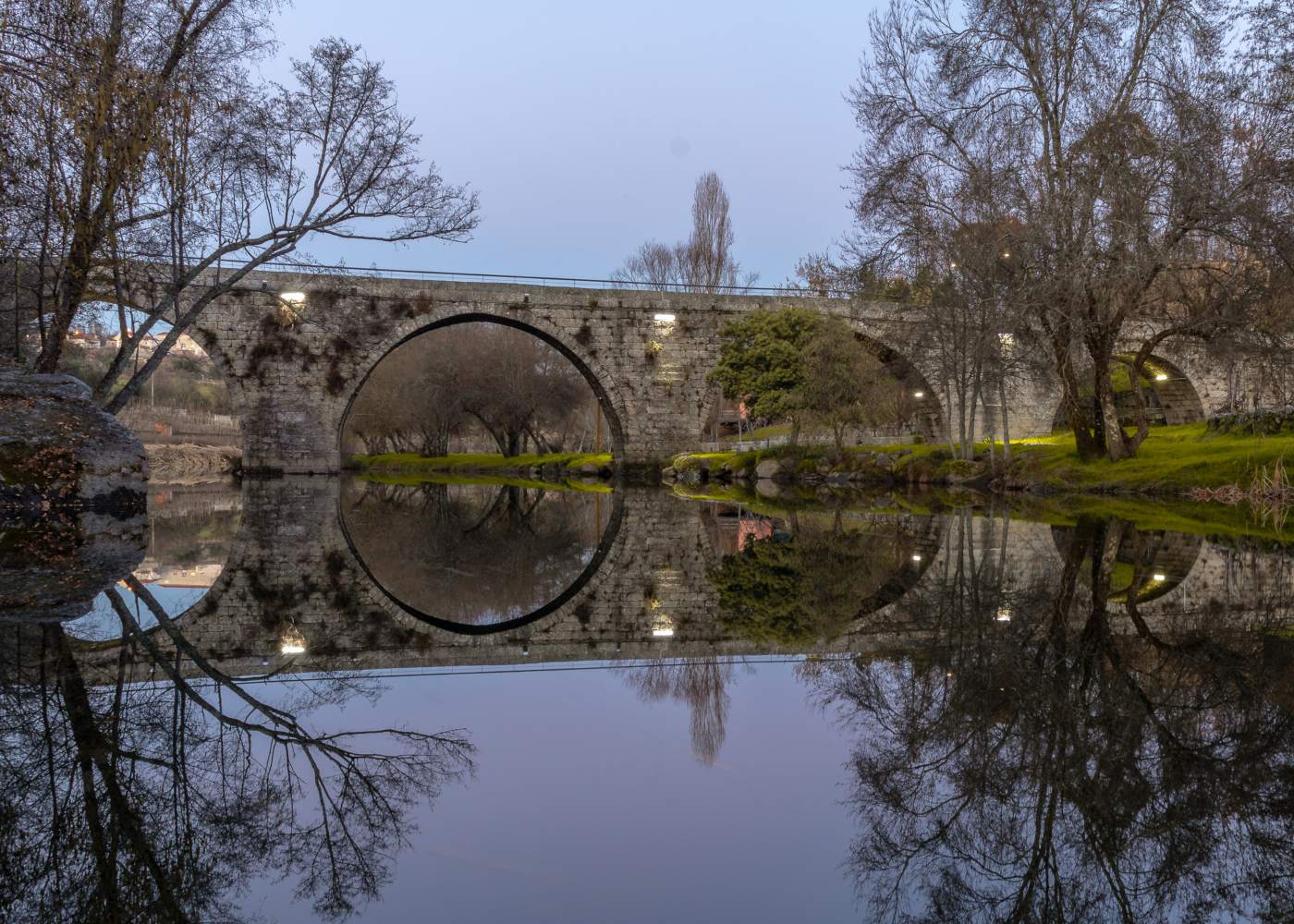 Ponte em Tondela na estrada nacional 2