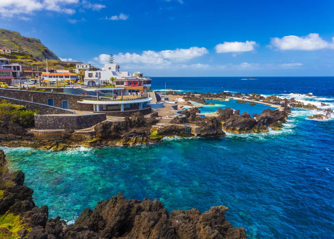 Porto Moniz na ilha da madeira