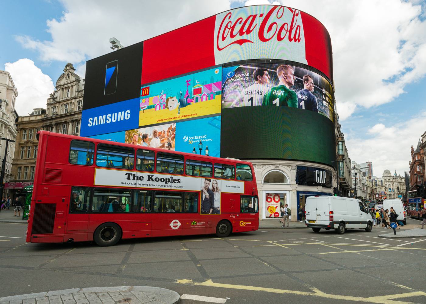 Picadilly Circus no centro de Londres