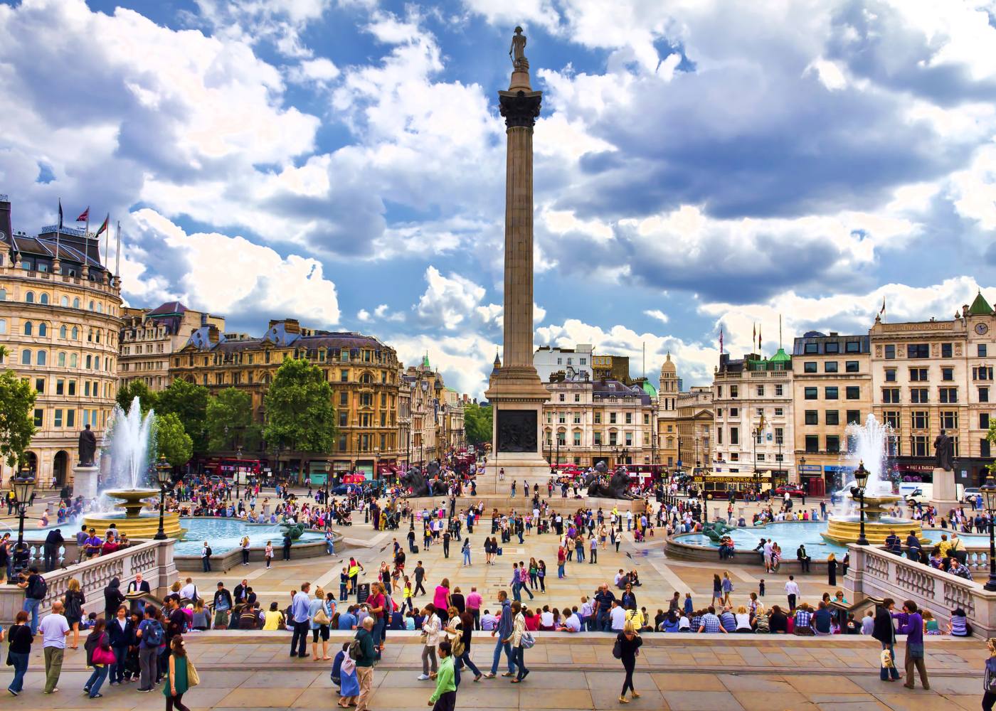 Trafalgar Square em Londres