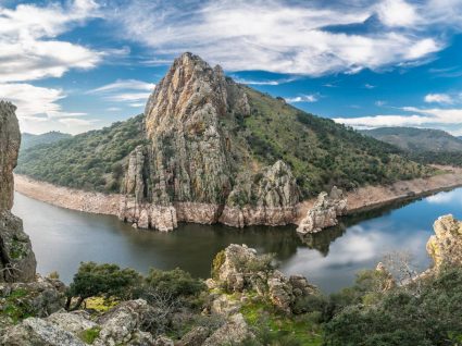 Vista do Tejo Internacional em Espanha