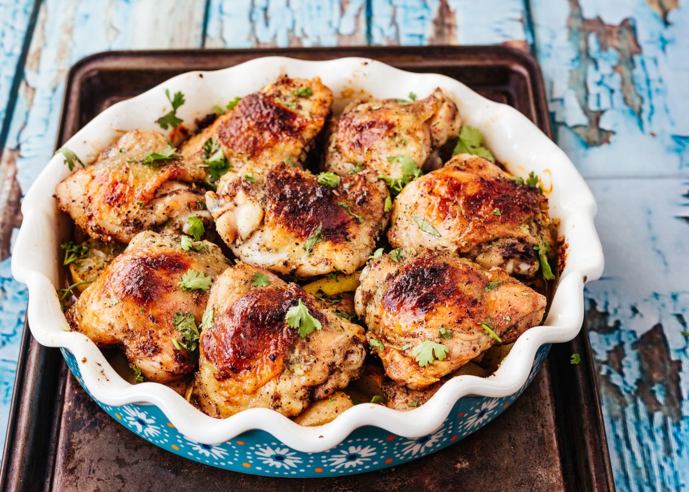 Perninhas de Frango com Molho de Cebola e Cerveja