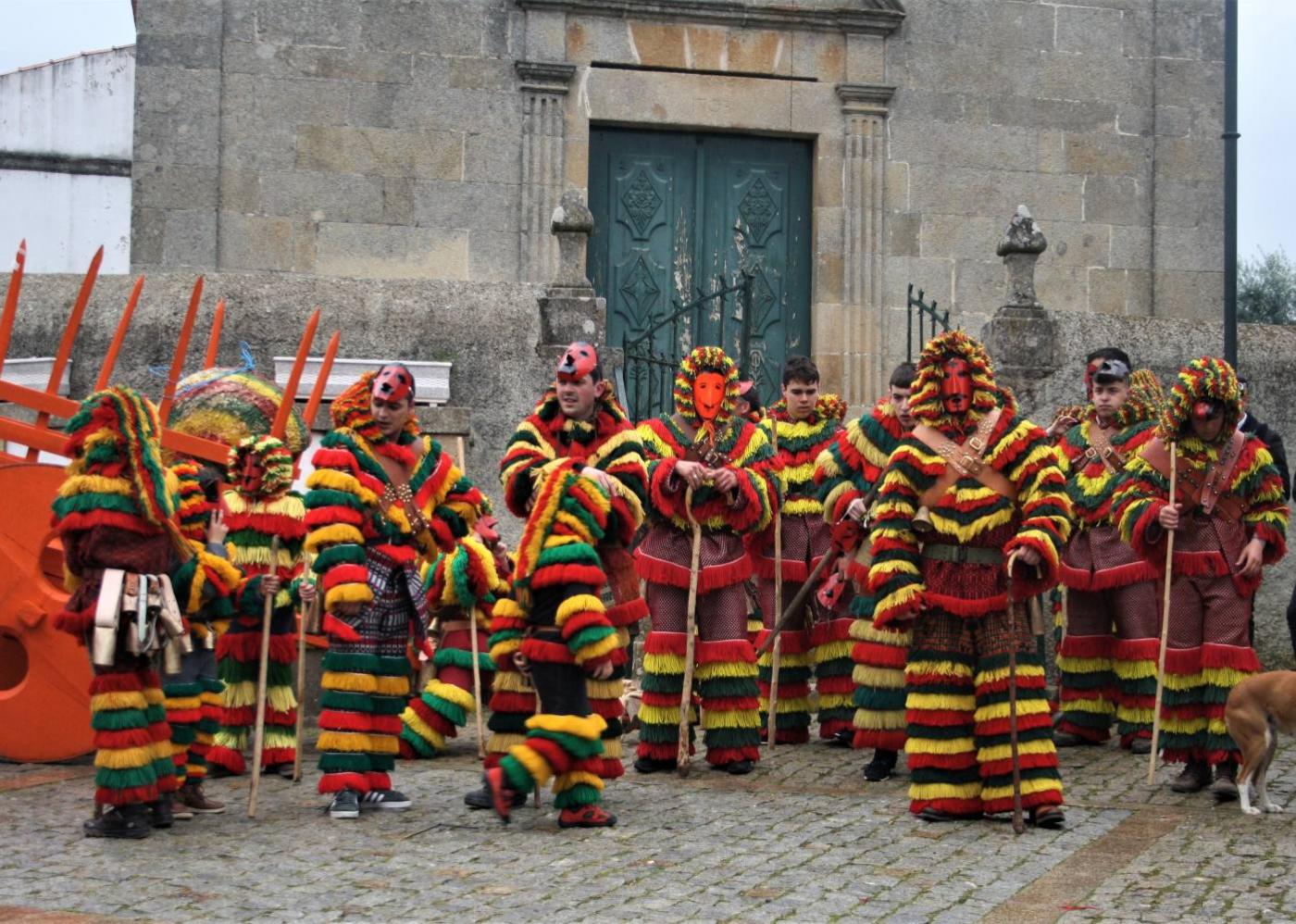 Caretos de Podence no carnaval