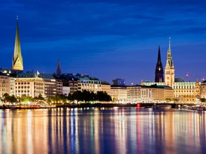 vista sobre a cidade de hamburgo