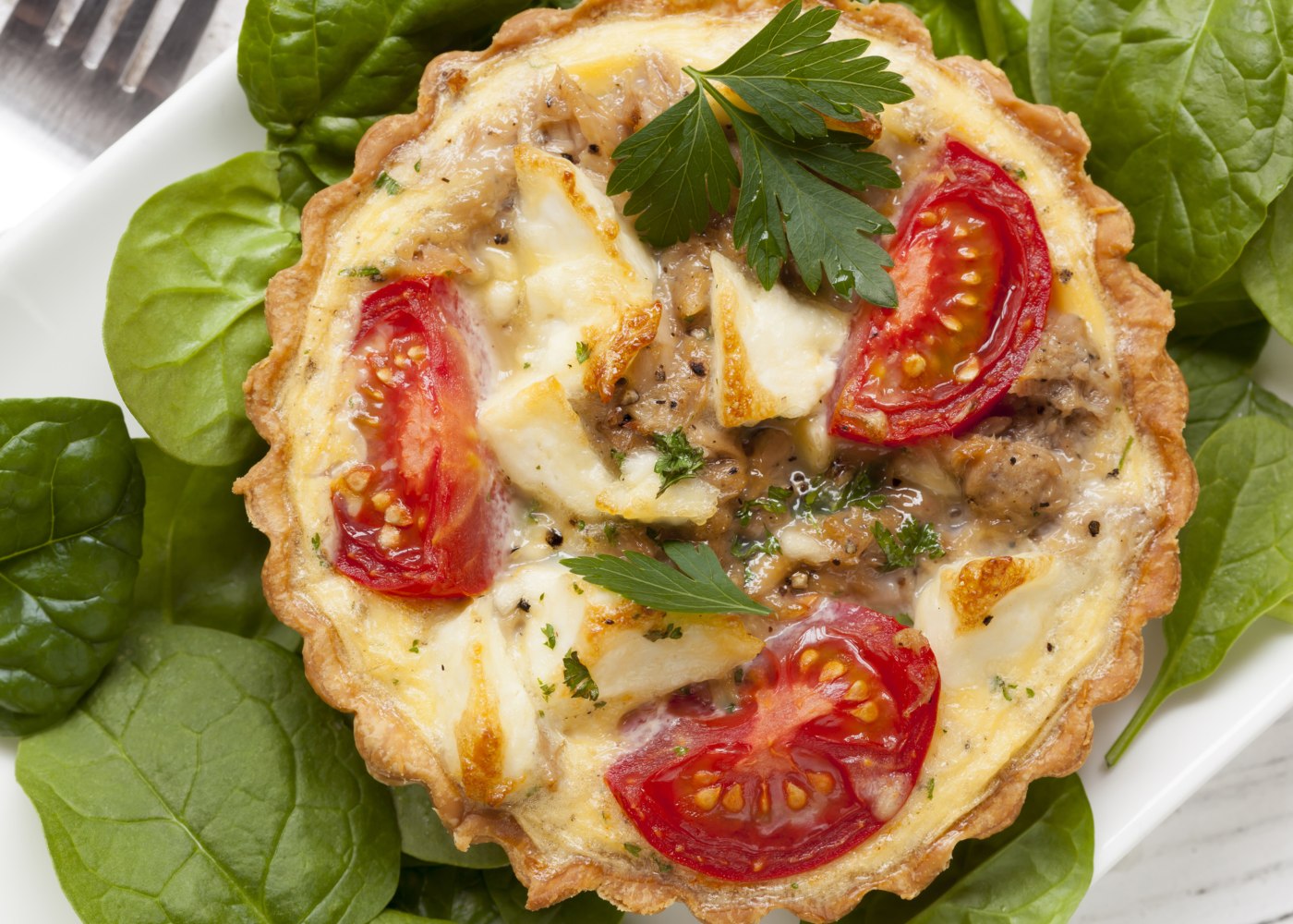 QUICHE DE ATUM E COGUMELOS