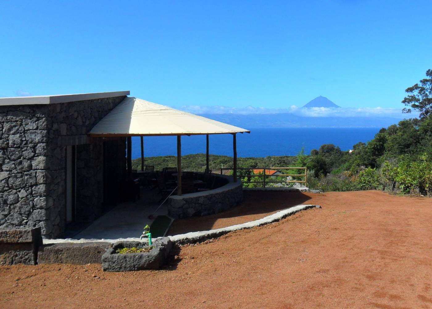 Vista da ilha do Pico