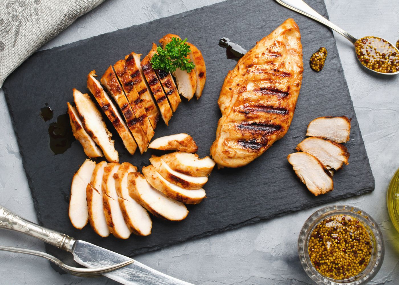 filetes de frango e limão