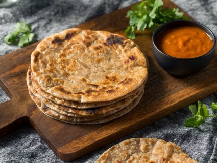 Pão indiano chapati