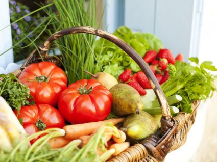 cabazes de fruta e legumes