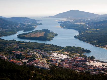 Vista aérea de Vila Nova de Cerveira