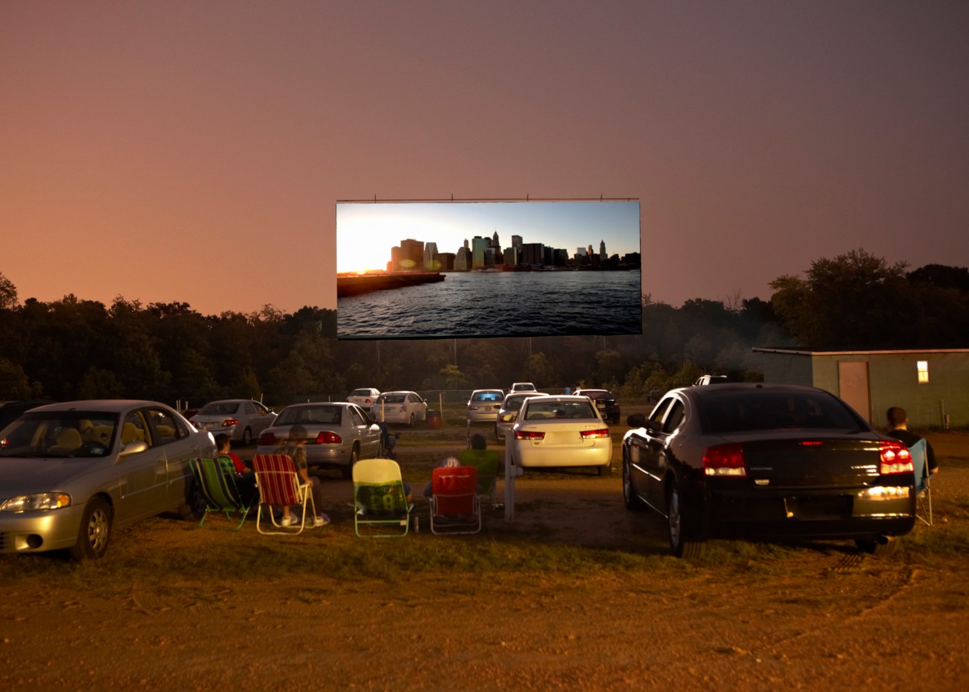 Cinema em drive-in