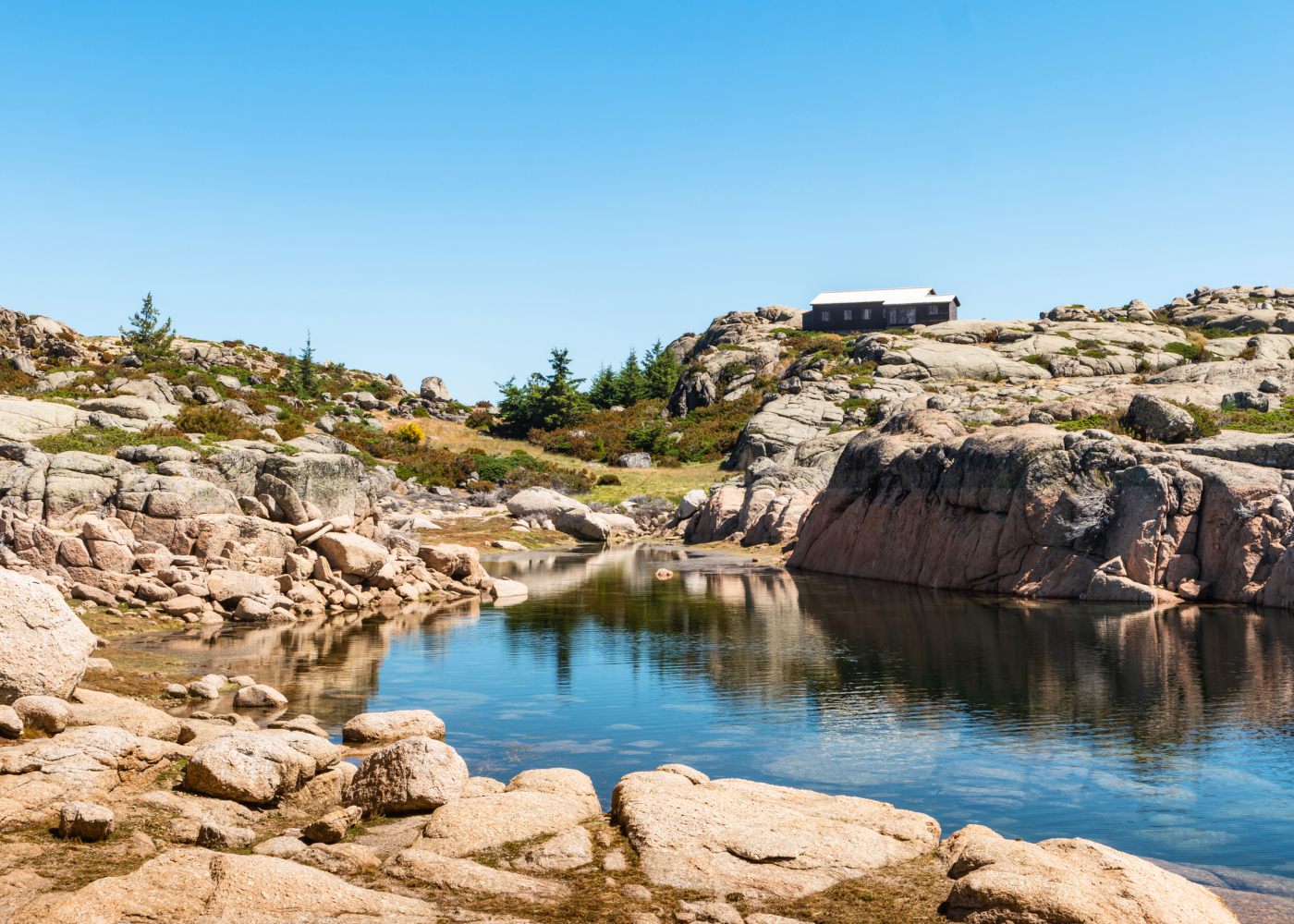 Lagoa Comprida na Serra da Estrela