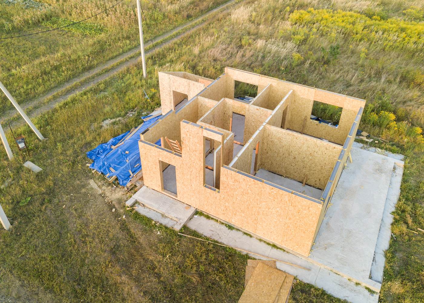 construção de casa modular