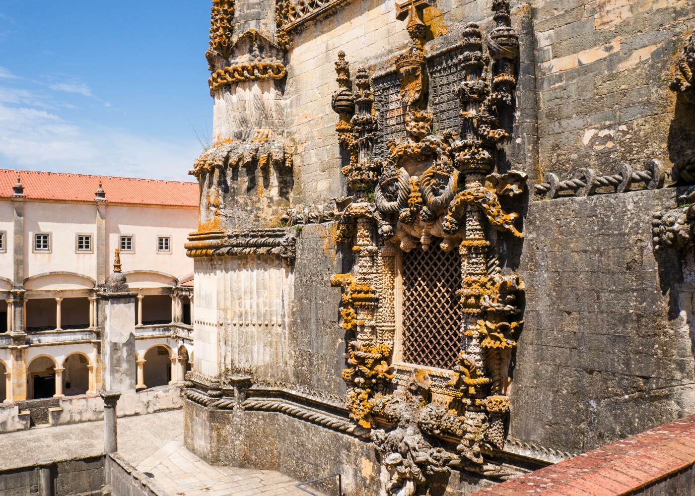 Janela do convento de cristo em Tomar