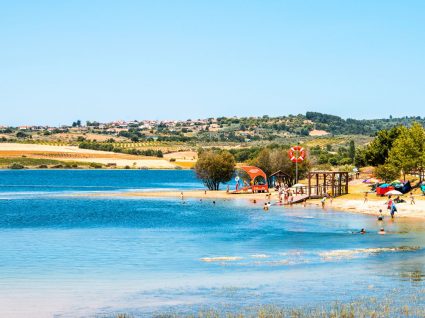 Praia Fraga da pegada no Azibo