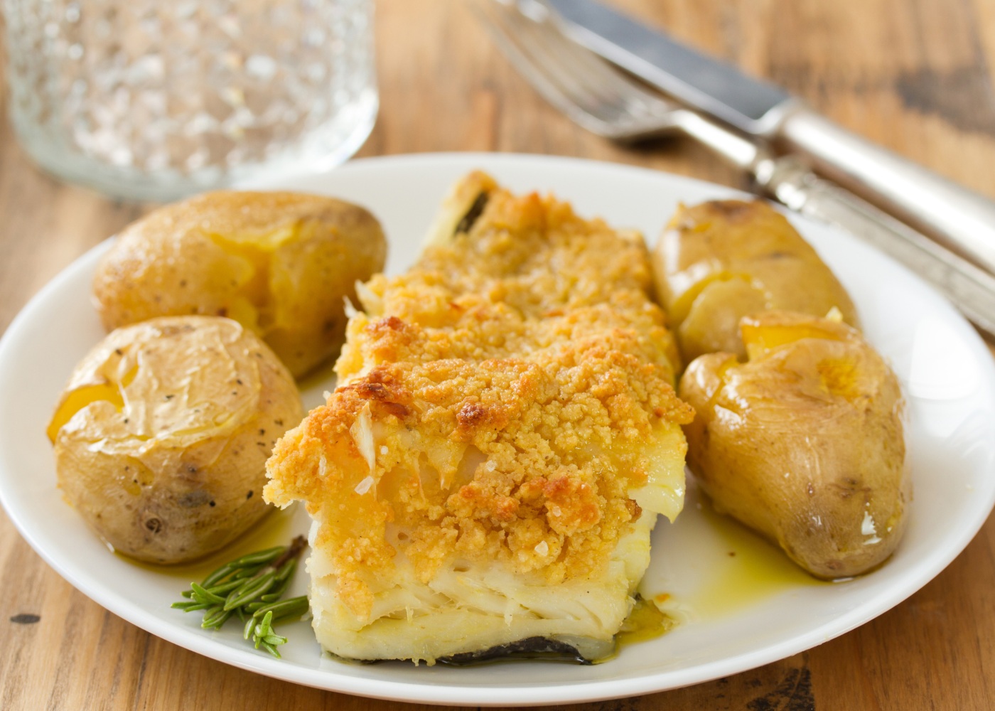 bacalhau com broa e batata a murro